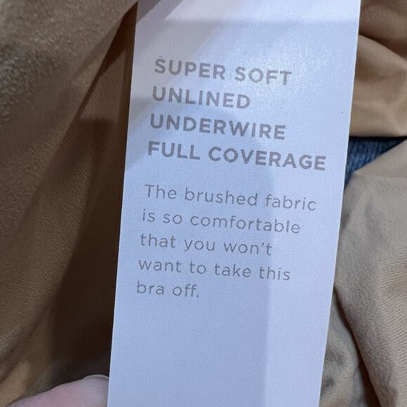 Ambrielle Bra Womens 40DD Super Soft Unlined Full Coverage Underwire Pecan Prali - Picture 8 of 8